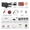 thumbnail image 4 of 350W Belt Sander Electric Sanding Polishing Machine Grinding Sander Grinder Small Sand-belt Machine Stepless Speed Regulation ,Wide Use, 4 of 6