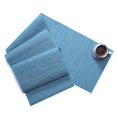 thumbnail image 2 of pdqouc Table Runner Texture Weave Doily Heat Insulation PVC Wedding Party Dining Table Runner for Kitchen Table Dinning Room Hotel Restaurant and Home Use 53.15" x 11.81", 2 of 8