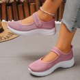 thumbnail image 4 of Women's Fashionable And Casual Four-Season Solid Color Versatile Flying Mesh Breathable Round Toe Flat Sandals, 4 of 9