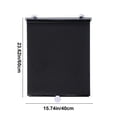 thumbnail image 3 of UsRHHA Summer Sun Protection Stretchable Roller Blinds, 40x60cm Heat Insulation for Home Car Office, Pleated Curtain Window Shade, 3 of 7