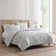 thumbnail image 2 of Martha Stewart Everyday 3-Piece Reversible Juliet Jacobean Cotton Comforter Set, Double/Queen, 2 of 8