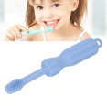 thumbnail image 4 of Baby Molar Toothbrush, Soothes Teeth Baby Silicone Molar Toothbrush  For Babies Blue, 4 of 8