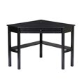 thumbnail image 1 of SEI Furniture Space Saving Corner Computer Slide Out Keyboard Tray Desk, Black, 1 of 5