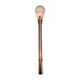 thumbnail image 4 of Paille Filtre à Mélanger Cuillère Pailles à Boire avec Cuillères pour Cocktail Café Or Rose, 4 of 9