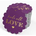 thumbnail image 4 of Inkdotpot Real Gold Foil Made With Love Text Tags Favor Hang Paper Tags 100 Piece, 4 of 6