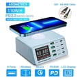 thumbnail image 2 of Station de Charge USB Multiple W, Chargeur de Charge Rapide USB QC3.0 PD PPS Sans Fil, Station Portable, 2 of 8