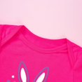 thumbnail image 4 of GPOECD Tenue de Pâques pour Bébé Ensemble 2 Pcs Barboteuse Imprimée Lapin Oeuf avec Accessoire pour Cheveux Robe de Fête Mignonne pour Bébé Barboteuse pour Rouge-G,6-9 Mois, 4 of 9