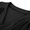 thumbnail image 4 of UPPADA Robe de Cocktail pour Femmes à Manches Longues Robe d'Invitée de Mariage Fente Latérale Robe Formelle Évasée Taille Haute Robe de Fête Robe de Bal Robe de Cocktail Offre, 4 of 7