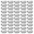 thumbnail image 1 of Comb Clip, Ergonomic  Snap Clip Portable 50pcs  For Hair Salon Silver, 1 of 8