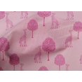 thumbnail image 4 of oneOone Organic Cotton Voile Fabric Tree & Giraffe Block Print Fabric By Yard 42 Inch Wide, 4 of 4