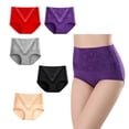 thumbnail image 4 of Wweixi sous-Vêtements Taille Haute Lingerie Gainante Culottes pour Femmes Confortables Aguichant Contrôle Grande Taille sous-Vêtements Rouge TG, 4 of 6