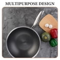 thumbnail image 2 of KAKOWELY Poêle à Frire Poêle Wok Réutilisable Poêle Wok Multifonction Poêle Wok à Frire avec Poignée Fourniture pour la Maison20.47"X12.4"X3.35 Pouces, 2 of 5