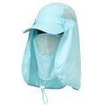 thumbnail image 1 of Chapeau Visière de Sport de Plein Air Randonnée Protection UV Visage Cou Pêche Protection Solaire, 1 of 8