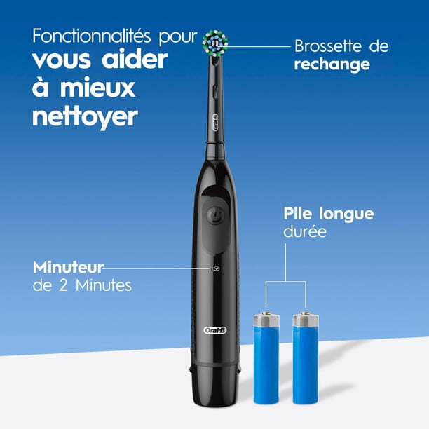 ★新品★Oral−B D205231Z   PRO750 Oral B Pro Clean Battery Toothbrush, Deep Clean - Black, with