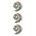 thumbnail image 1 of mmirethe Durable Artificial Flower Table Runner - Good Texture Exquisite Crafted Decoration Wedding Brown 3Set, 1 of 6