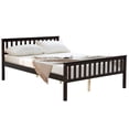 thumbnail image 1 of Giantex Wood Bed Frame,  Bed Mattress Foundation w/Headboard & Footboard, No Box Spring Needed, Full Size, 1 of 8