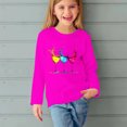 thumbnail image 5 of Huvoen T-Shirt de Base à Manches Longues pour Tout-Petit Unisexe, Chemisiers et Chemises à Manches Longues à Col Rond pour Filles, Chemises à Manches Longues à Imprimés, Jolis Chandails Ras du Cou, Hauts, Chemisiers Habillés Décontractés, Vêtements, Roses, 5 Ans, 5 of 5