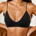 thumbnail image 3 of Jovati Soutien-gorge Quotidien pour Femmes, Style Triangle Sans Coutures et Sans Armatures avec Bretelles Fines Ajustables, Mélange Doux Polyester-Spandex, Coupe Détente à Encolure en V, Conception Respirante et Ventilée, 3 of 6