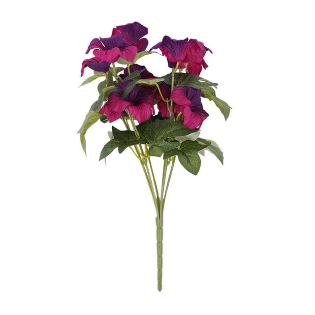 Fasiaou Artificial Flowers for Outdoors, UV Resistant Fake Realistic Flowers with Plastic Plants Spring Decor, Faux Silk Flowers for Outside Window Box Front Porch Planter Decor,A