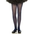 thumbnail image 1 of Girls Opaque Tights, Navy - Extra Large, 1 of 1