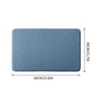thumbnail image 3 of Home Kitchen Bathroom Textile Deals!Pcksrro Fleece Solid Color Entrance Mat Bathroom Slip And Absorbent Mat Bathroom Door Mat Household Use, 3 of 6
