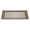 thumbnail image 1 of AP Products 013-634 Heating/ Cooling Register  4 Inch Width x 10 Inch Length; 5-1/4 Inch Width Overall x 12 Length Overall; Without Damper; Brown, 1 of 2