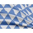thumbnail image 4 of oneOone Tissu en Rayonne Bleu Clair Triangle Matériel de Robe Tissu Imprimé Tissu au Mètre 56 Pouces de Large - QB, 4 of 5