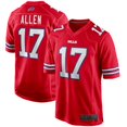 thumbnail image 2 of Youth Buffalo Allen 17 Blue Stitched T-shirts Game Player Top, Medium, 2 of 2