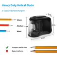 thumbnail image 2 of Pencil Sharpener Electric Pencil Sharpeners, Heavy Duty Helical Blade, 2 of 5