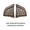 thumbnail image 2 of Maoww Interior Switch Wireless Controls Button Multifunctional Steering Wheel Key Controlling Controller Vehicle Replacements Dark Yellow W164 with Base, 2 of 6