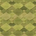 thumbnail image 1 of Ahgly Company Tapis d'Intérieur Lavable en Machine Carré Vert Transitionnel, 7 Pieds Carré, 1 of 7