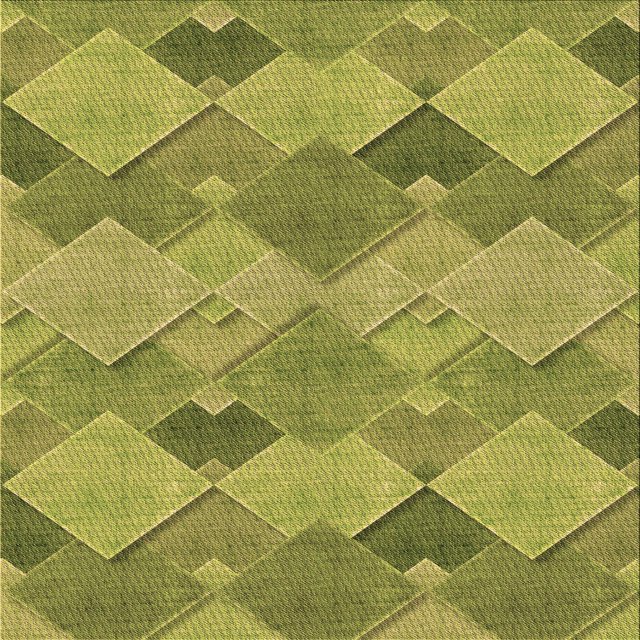 Ahgly Company Tapis d'Intérieur Lavable en Machine Carré Vert Transitionnel, 7 Pieds Carré