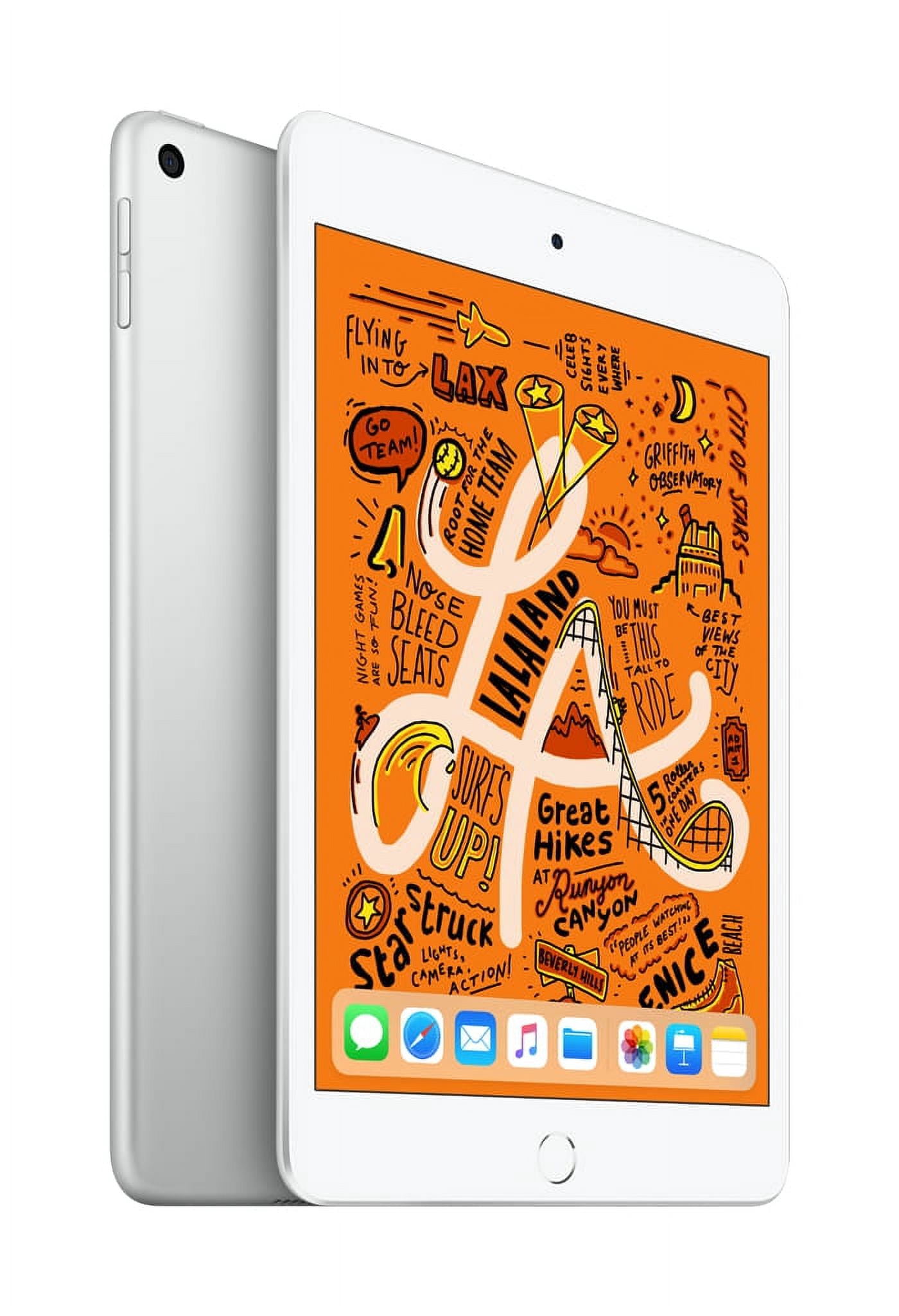 iPad mini Apple Remis à Neuf 2019 Wi‐Fi 64 Go Argent (5e Génération) (Remis à Neuf)
