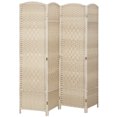 thumbnail image 1 of HOMCOM 6 Ft Folding Room Divider, Privacy Screen for Home Office Bedroom, 1 of 10
