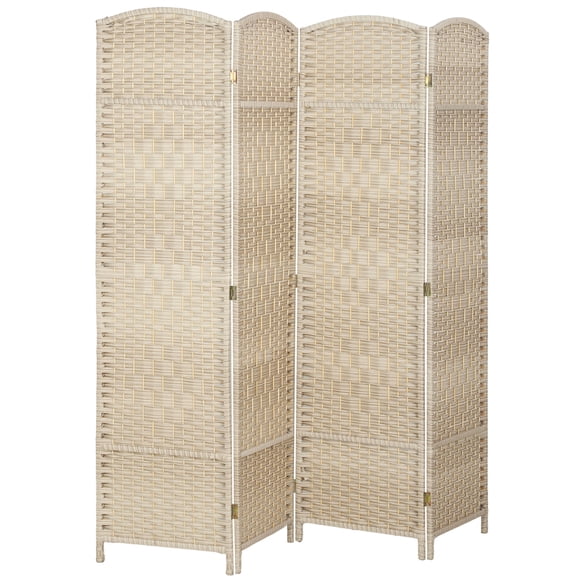 HOMCOM Cloison Pliante de 6 Pi, Paravent pour Bureau à Domicile Chambre