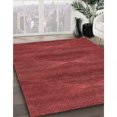 thumbnail image 3 of Ahgly Company Tapis Rond Lavable en Machine Intérieur Transitionnel Rouge Tomate, 6 Pieds Rond, 3 of 7