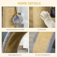 thumbnail image 4 of 17" Small Cat Tree with Jute Scratching Post, Curved Scratching Board, Dangling Ball with Bell, Grey, 4 of 6