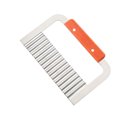 thumbnail image 2 of Oleegame 2PC Tomato Slicer And Lemon Slicer Tool Tool Chip Potato Fries Crinkle Fry Chipper Hand Vegetable Wavy Kitchen，Dining & Bar Silver, 2 of 5