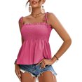 thumbnail image 4 of Birdeem T-Shirt à Bretelles pour Femmes, Sans Manches, Design Plissé, Mode Aguichant, Tops d'Été, 4 of 6