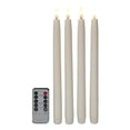 thumbnail image 2 of Mainstays Ivory 11 inch Unscented Remote Controlled LED Taper Candles, 4 pack, 2 of 5