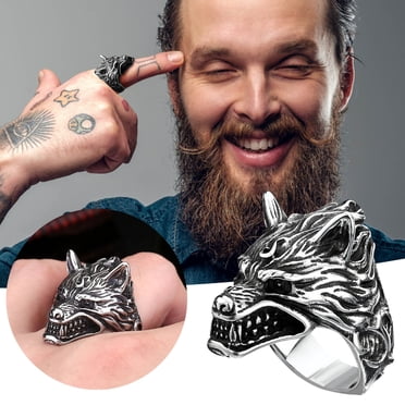 TopLLC Rings Men's Vintage Open Removable Size Jewelry Ring jewelry