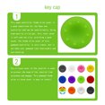 thumbnail image 2 of Lot de 2 Capuchons de Joystick en Silicone pour Manette de Jeu Accessoires de Contrôleur Pièces de Remplacement Remplacement pour Xbox One Vert, 2 of 6