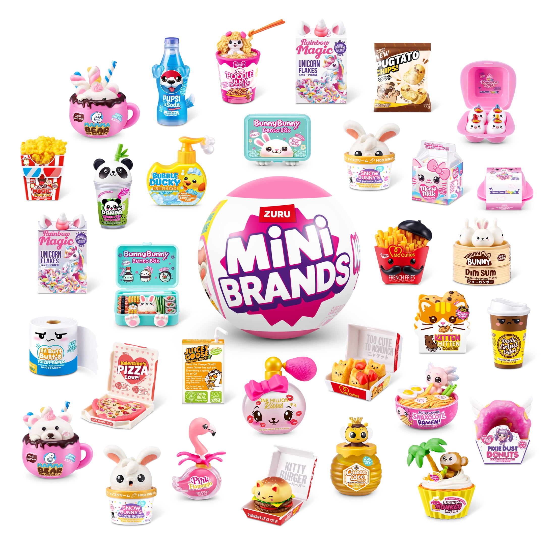 Mini Marques Kawaii Capsule par ZURU - Jouet à collectionner Surprise à déballer pour les enfants de 3 ans et plus