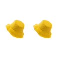 thumbnail image 2 of maskred Stay Sun Safe And Stylish With Bucket Hat For Outdoor Adventures M Easy To Wear dark yellow 2Set, 2 of 6