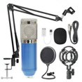 thumbnail image 4 of Kit d'Enregistrement de Studio de Chant Téléphone PC KTV Micro Microphone de Réseau Bras Pliant Support, Bleu Argent Workhe, 4 of 9