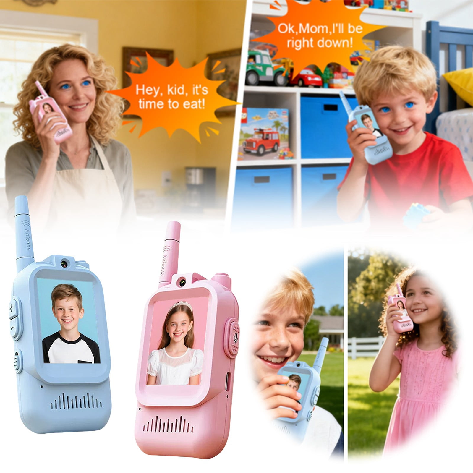 Namajunas - Talkie-walkie vidéo pour enfants - Rechargeable - Speelgoed pour enfants