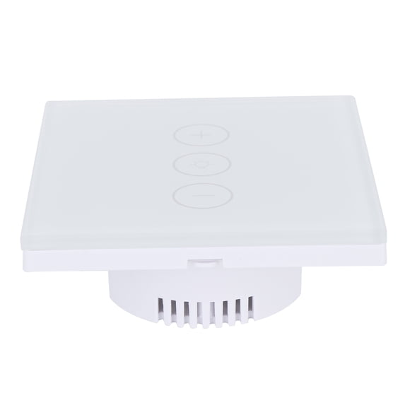 Smart Dimmer Switch, Wifi Voice Control Dimmer Switch EU Plug 110-240V Stepless Brightness Timing For Household White,Black