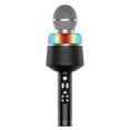 thumbnail image 1 of tredstone Wireless Microphone Dynamic Speaker Reverberation KTV Player Surround Rechargeable with LED Lights Mic Strong Compatibility Black, 1 of 6