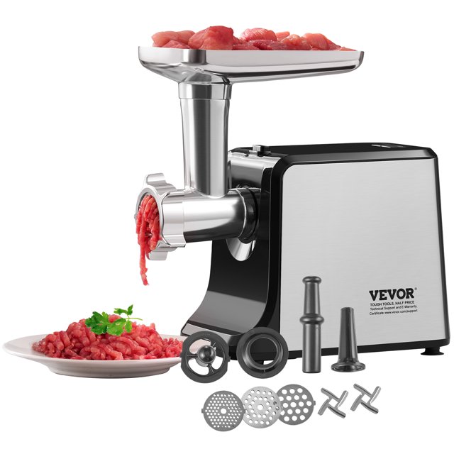 VEVOR Hachoir à Viande Électrique 3 Lbs/Min, pour Cuisine Maison