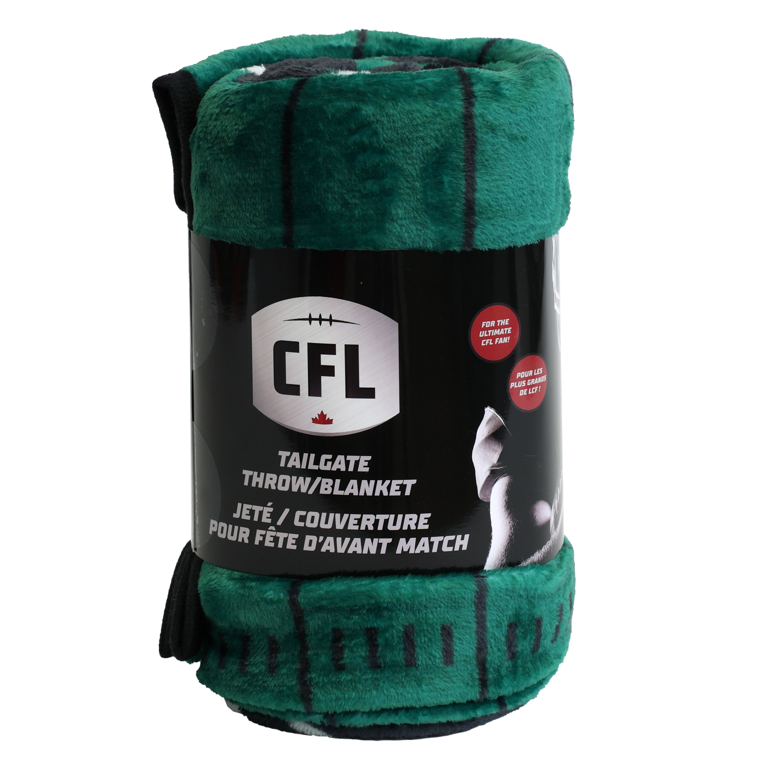 Jeté des Roughriders de la Saskatchewan de la LCF, 50 po x 60 po